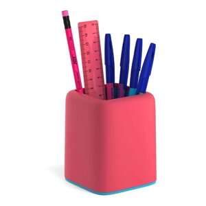 Набор настольный ErichKrause 'Forte Bubble Gum'6 предметов, розовый с голубой вставкой