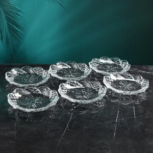 Набор стеклянных тарелок 'Тойо'd18 см, Иран