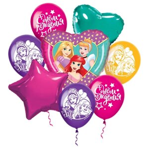 Набор воздушных шаров 'С Днем рождения! Принцессы
