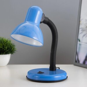 Настольная лампа 'Джуни' Е27 15Вт голубой 14х14х31 см RISALUX
