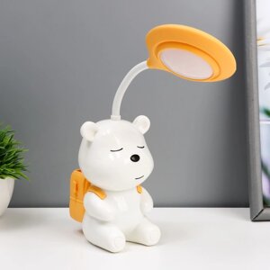 Ночник 'Медвежонок' LED 2Вт USB АКБ бело-желтый 22х13х7 см RISALUX