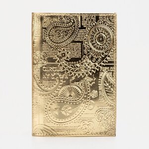 Обложка для паспорта, цвет золотой