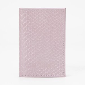 Обложка для паспорта TEXTURA, цвет розовый