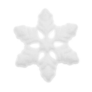 Основа для творчества и декорирования 'Снежинка'набор 15 шт., размер 1 шт. 8 x 8 x 1,5 см