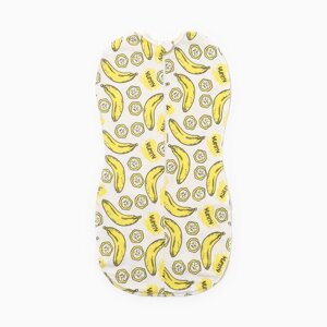 Пеленка-кокон Банан 12442, рост 62, фланель 170 г/м, хл100