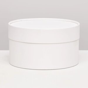 Подарочная коробка 'Алмаз' белый, завальцованная без окна, 18 х 10 см