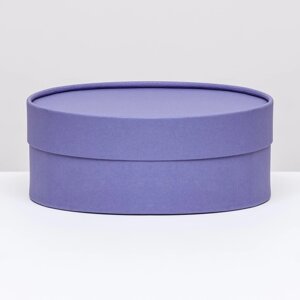 Подарочная коробка 'Нежность' фиолетовая, завальцованная без окна, 20.5 х 7 см