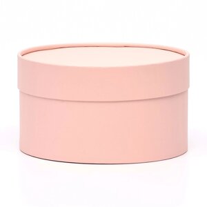 Подарочная коробка 'Розовый персик' завальцованная без окна, 18 х 10 см