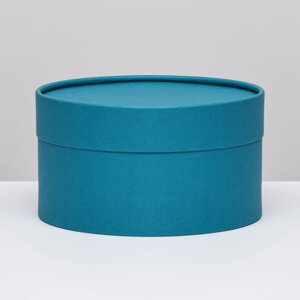 Подарочная коробка 'Wewak' сине-травяной, завальцованная без окна, 18 х 10 см