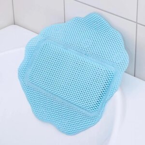 Подушка для ванны с присосками 'Лотос'33x33 см, цвет МИКС