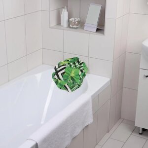 Подушка для ванны с присосками 'Релакс'33x33 см, цвет МИКС