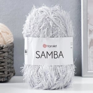 Пряжа 'Samba' 100 полиэстер 150м/100гр (10 св. серый)