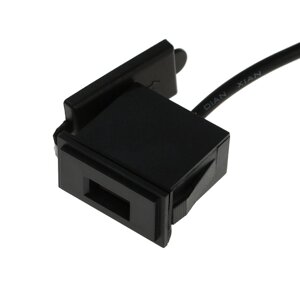 Разъем USB с проводом 12,5 см, 2 pin, 2.1 А, 5 В, черный