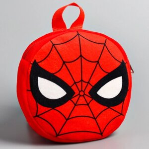 Рюкзак детский плюшевый, 18,5 см х 5 см х 18,5 см 'Спайдер-мен'Человек-паук