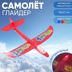 Самолёт 'Миг-35'диодный, цвета МИКС