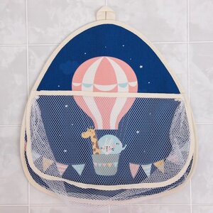 Сетка для хранения игрушек в ванной с петелькой 'Воздушный шар'