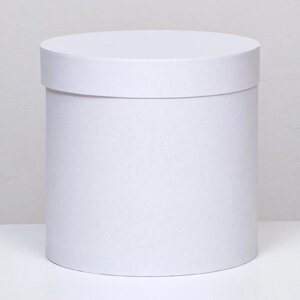 Шляпная коробка белая, 23 х 23 см