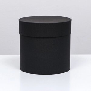 Шляпная коробка, черная, 15 х 15 см