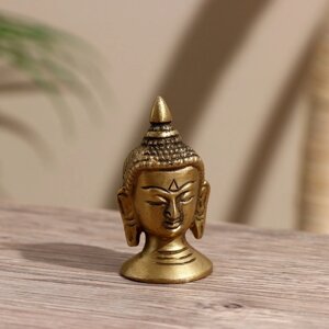 Сувенир 'Голова Будды' латунь 5,5 см