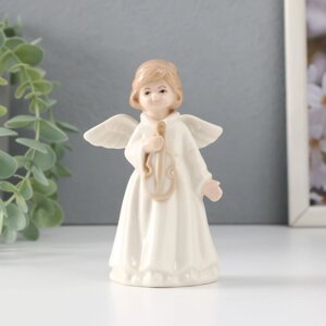 Сувенир керамика 'Девочка-ангел со скрипкой' 7х4,6х11 см