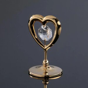 Сувенир 'Сердце' мини, с кристаллами
