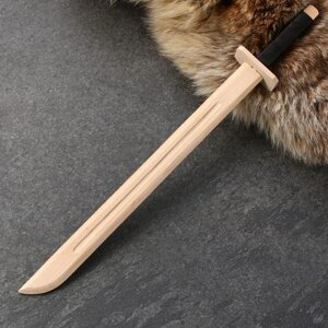 Сувенирное деревянное оружие 'Катана'60 см, массив бука
