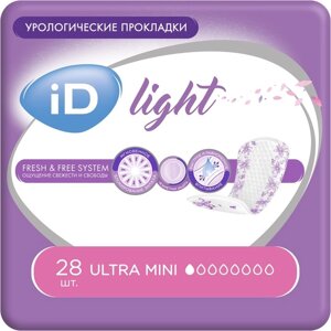 Урологические прокладки iD Ultra mini, 28 шт.