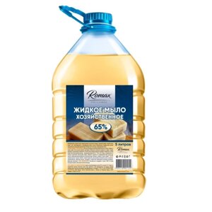Жидкое хозяйственное мыло 65 Romax, 5 л