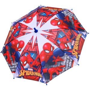 Зонт детский. Человек паук, красный, 8 спиц d86 см