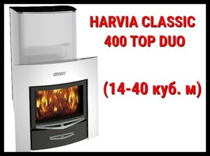 Дровяная печь Harvia Classic 400 Top Duo с выносной топкой (Производительность 14 - 40 м3)