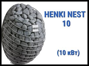 Электрическая печь Henki Nest 10 под выносной пульт управления (Мощность 10 кВт, объем 12-18 м3)