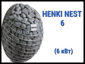 Электрическая печь Henki Nest 6 под выносной пульт управления (Мощность 6 кВт, объем 5-10 м3)