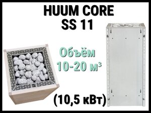 Электрическая печь Huum Core SS 11 под выносной пульт управления (Мощность 10,5 кВт, объем 10-20 м3)