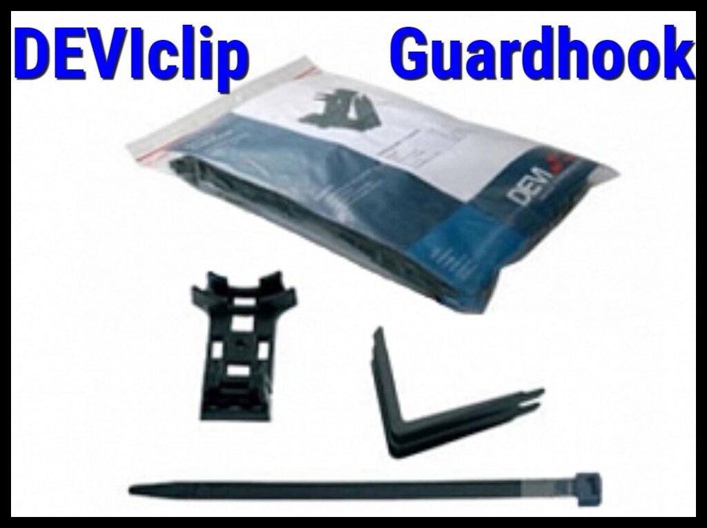 Крепление кабеля на черепичной кровле DEVIclip Guardhook от компании Welland - фото 1