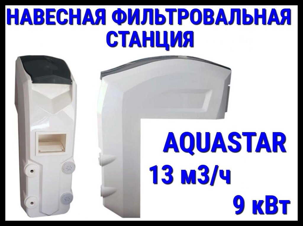 Навесная фильтровальная установка Aquastar 13 для бассейна (13 м3/ч, 9 кВт) от компании Welland - фото 1