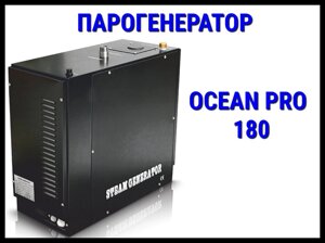 Парогенератор Ocean Pro 180 c автоматической промывкой для Хаммама (Мощность 18 кВт, объем 12-20 м3)