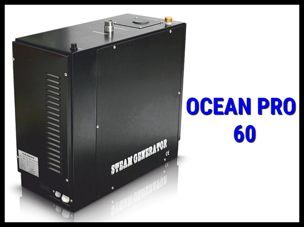 Парогенератор Ocean Pro 60 c пультом управления для Паровой (Мощность 6 кВт, объем 2-7 м3) от компании Welland - фото 1