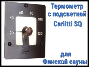 Термометр SQ для финской сауны Cariitti (Нерж. сталь, требуется 1 оптоволокна D=2-4 мм)