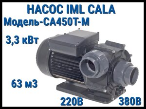 Насос IML Cala CA450T-M без префильтра для бассейна (Производительность 63 м3/ч, мощность: 3,3 кВт, 220/380В)