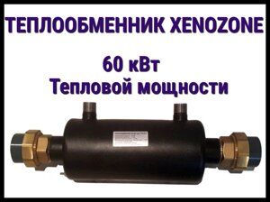 Теплообменник Xenozone 60 для бассейна (Мощность 60 кВт, горизонтальный)