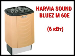 Электрическая печь Harvia Sound Bluez M 60E под выносной пульт управления (Мощность 6 кВт, объем 5-8 м3)