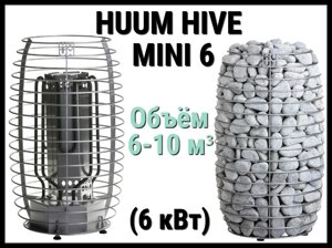 Электрическая печь Huum Hive mini 6 под выносной пульт управления (Мощность 6 кВт, объем 6-10 м3)