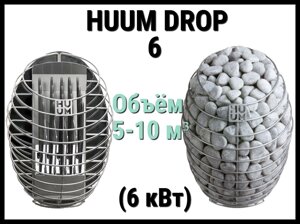 Электрическая печь Huum Drop 6 под выносной пульт управления (Мощность 6 кВт, объем 5-10 м3)