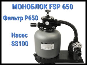 Фильтровальная установка Emaux FSP650 для бассейна (Производительность 15,3 м3/ч, моноблок)