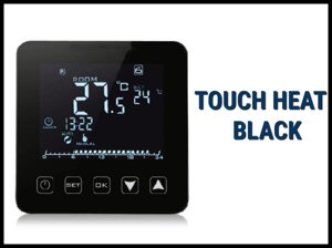 Электронный терморегулятор Touch Heat Black