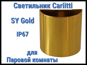 Светильник для паровой комнаты Cariitti SY (Золото, IP67)