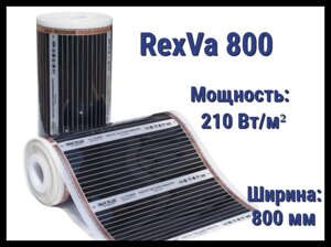 Инфракрасная нагревательная пленка RexVa 800 (Ширина: 800 мм., мощность: 210 Вт/м2)