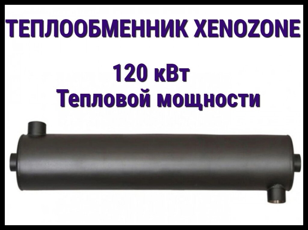 Теплообменник Xenozone 120 для бассейна (Мощность 120 кВт, горизонтальный) от компании Welland - фото 1