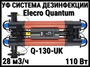 Ультрафиолетовая установка Elecro Quantum Q-130-UK для бассейна (Мощность 110 Вт, 28 м3/ч)