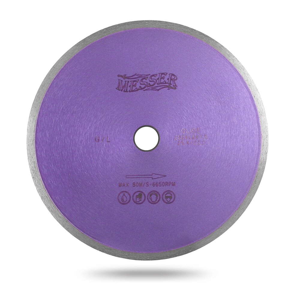 Алмазный диск Messer G/L (сплошная кромка). Диаметр 400 мм. от компании На все случаи - фото 1